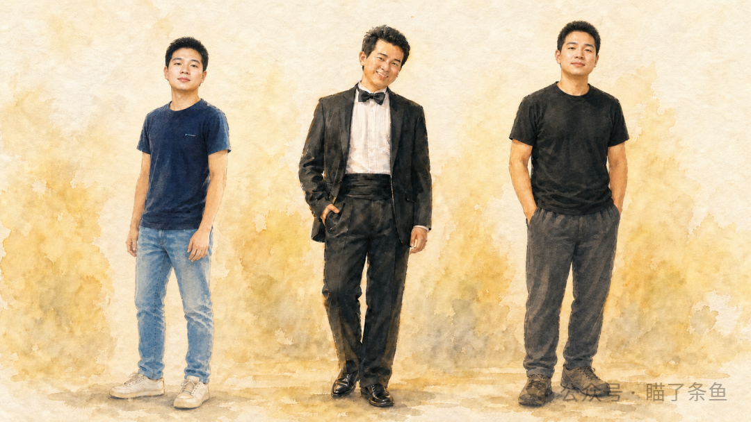 男士三个阶段的角色图