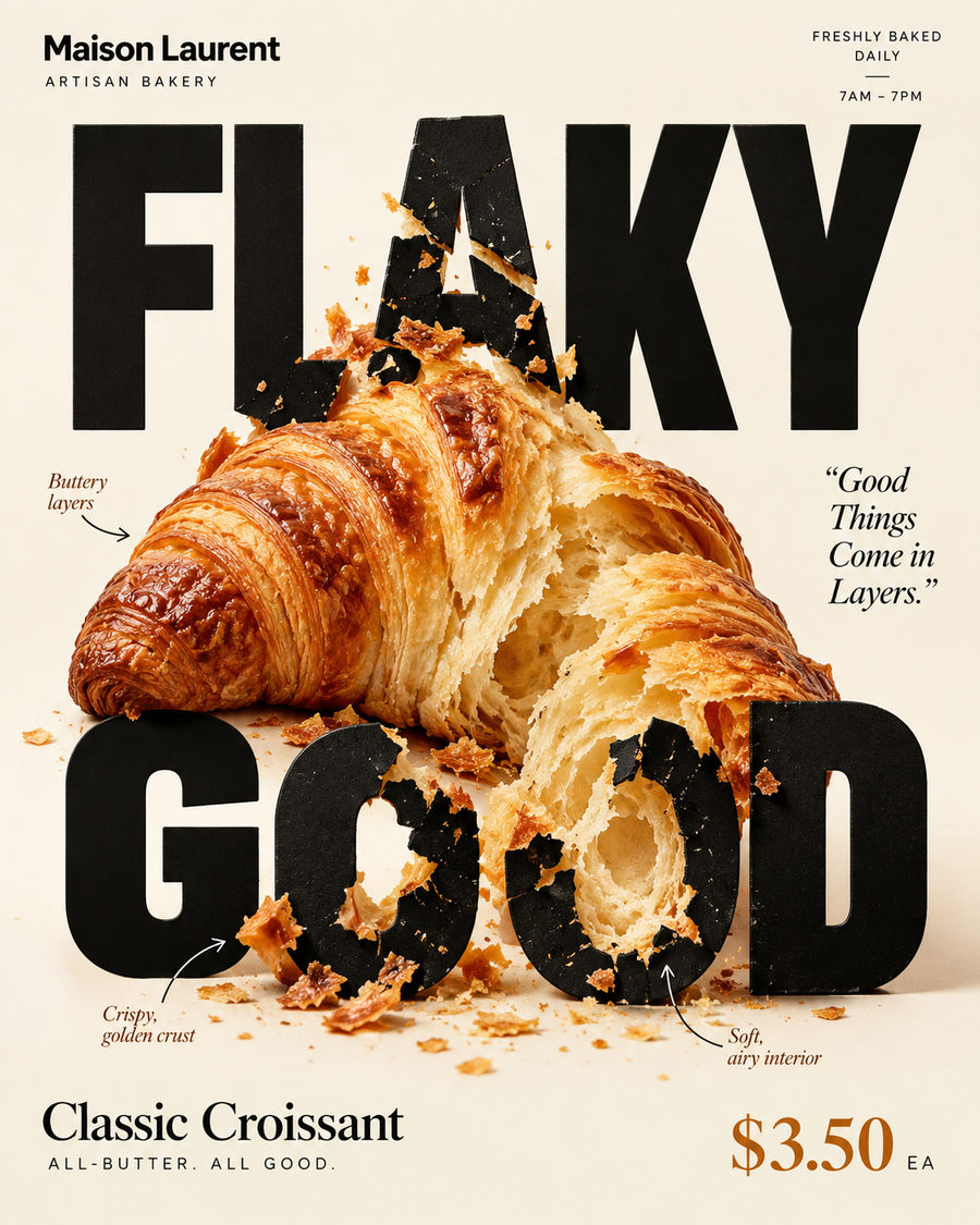 酥脆破界｜Flaky Beyond Limits/gpt生图